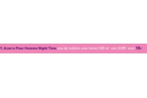 azarro pour homme night time nu eur19 per stuk