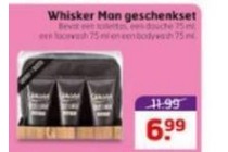 whisker man geschenkset