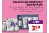 lavendel gastenboekje geschenkset nu eur3 99 per stuk