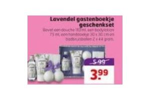 lavendel gastenboekje geschenkset nu eur3 99 per stuk