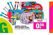 lunchbox sportfles beker bestekset of bord vanaf eur0 59