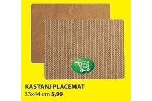 kastanjplacemat