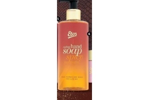 etos spicy mandarin caring handsoap