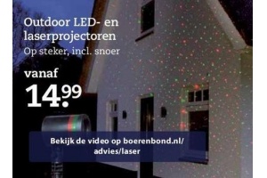 outdoor led en laserprojectoren