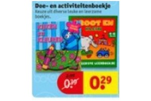 doe en activiteitenboekje