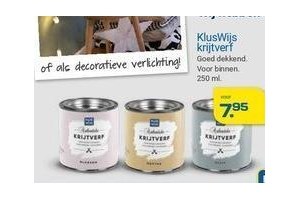 kluswijs krijtverf