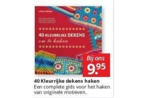 40 kleurrijke dekens haken