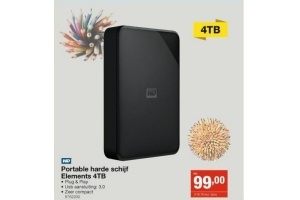 portable harde schijf elements 4tb