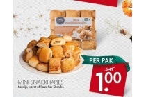 mini snackhapjes