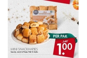mini snackhapjes