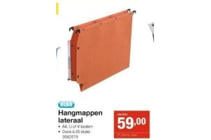 hangmappen lateraal