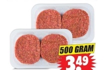 ons huismerk magere grillburgers