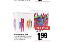 wasknijper blik