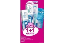 oral b floss mondwater tandpasta en tandenborstels