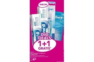 oral b floss mondwater tandpasta en tandenborstels