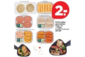 plus lekker gourmetten vega vis of vlees