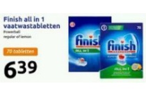 finish all in 1 vaatwastabletten