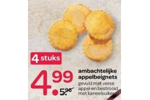 ambachtelijke appelbeignets