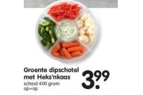 groente dipschotel met heks nkaas