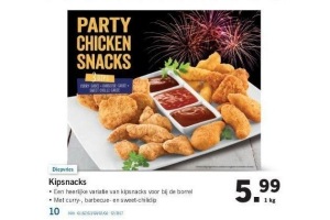 party chicken snacks