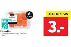 delicieux zalmblokjes