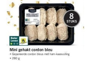 mini gehakt cordon bleu