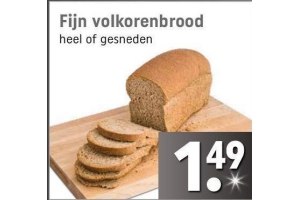 fijn volkorenbrood