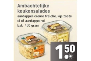 ambachtelijke keukensalades