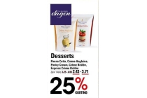 desserts