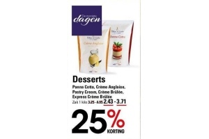 desserts