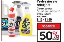 cif professional professionele reinigers