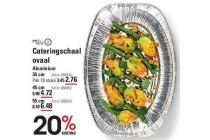 cateringschaal ovaal