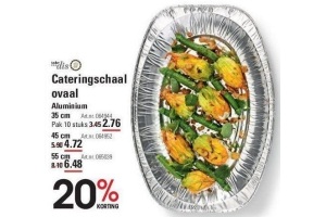 cateringschaal ovaal
