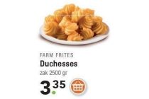 farm frites duchesses