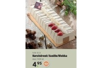 kerststronk vanille mokka