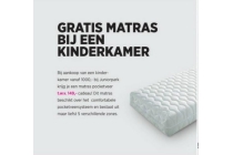 gratis matras bij een kinderkamer