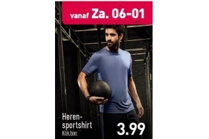 herensportshirt