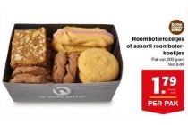 roomboterrozetjes of assorti roomboterkoekjes