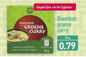 boemboe groene curry