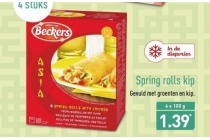 beckers spring rolls kip