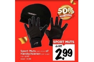 sport muts of handschoenen