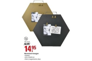 memobord hexagon