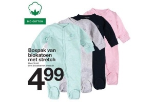 boxpack van biokatoen met stretch