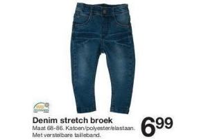 denim stretch broek