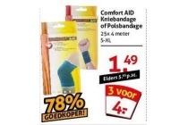 comfort aid kniebandage of polsbandage