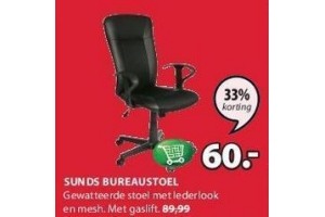 sunds bureaustoel