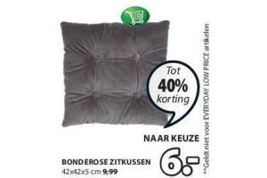 bonderose zitkussen