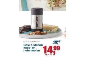 cole en mason kaas en noten molen