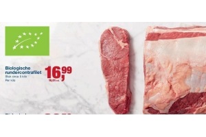 biologische rundercontrafilet