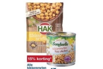 alle kikkererwten